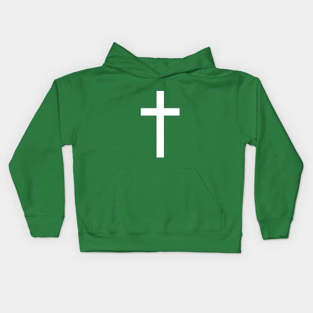 Jesus Cross Graphic Kids Hoodie by foxycated